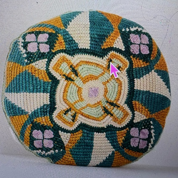 Anthropologie Jamea Woven Geometric Pillow~Indoor/Outdoor - Picture 8 of 12